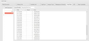 A screenshot showing one of Lacima's Thermal Generator input screens.